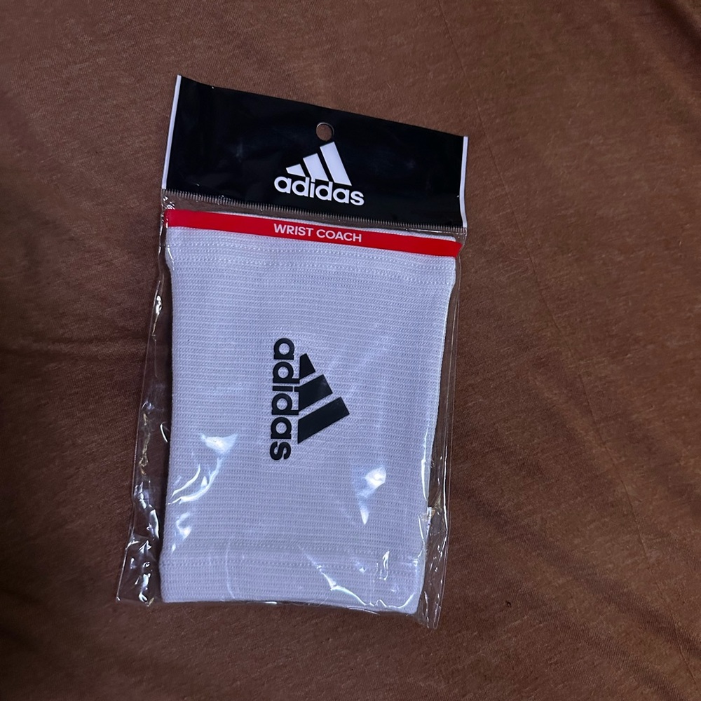 Adidas White Wrist Coach